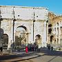 Arch of Constantine and Colosseum